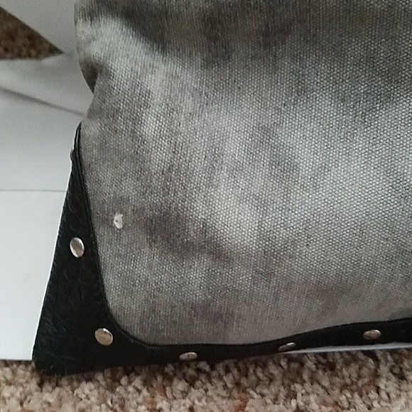 Black and Grey denim Wash Purse - Picture 4 of 5